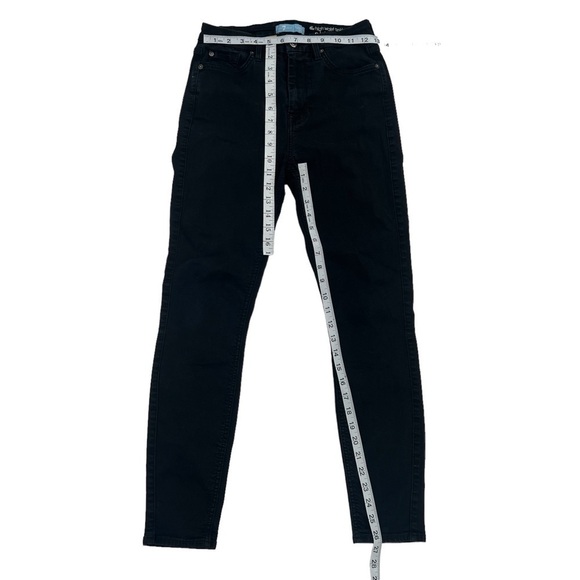 7 For All Mankind Black The High Waist Ankle Skinny Jeans Size 27 Women’s - Picture 5 of 8